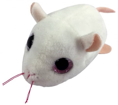 Мягкая игрушка ABtoys Мышка, белая 10 см M1013