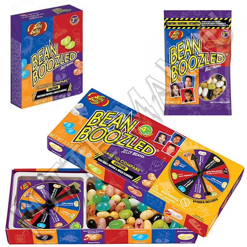 НАБОР КОНФЕТ "JELLY BELLY BEAN BOOZLED" (45 ГРАММ+54 ГРАММ+С РУЛЕТКОЙ)