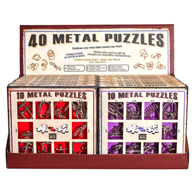 Набор металлических головоломок"Eureka! 3D Puzzle", 16 шт в дисплее в Ярославле