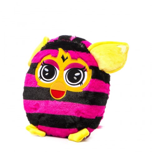 Мягкая игрушка 1toy Furby в полоску (подушка) 30 см Т57472 в Ярославле